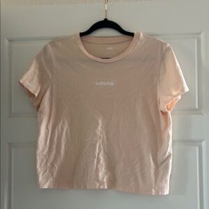 Levi's Women's Light Pink Short Sleeve Tee